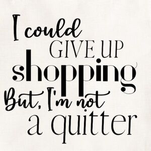 Shopping Quote Wall Art